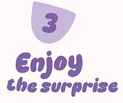 3 Enjoy the surprise